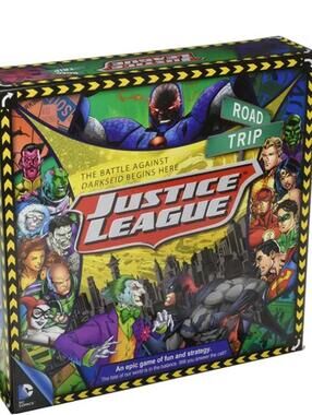 Justice League Road Trip Board Game / Complete / EUC